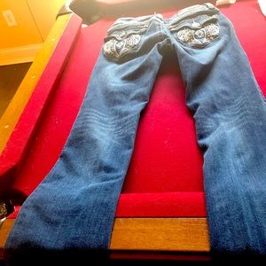 Grace in LA Embellished Bootcut Jeans 26